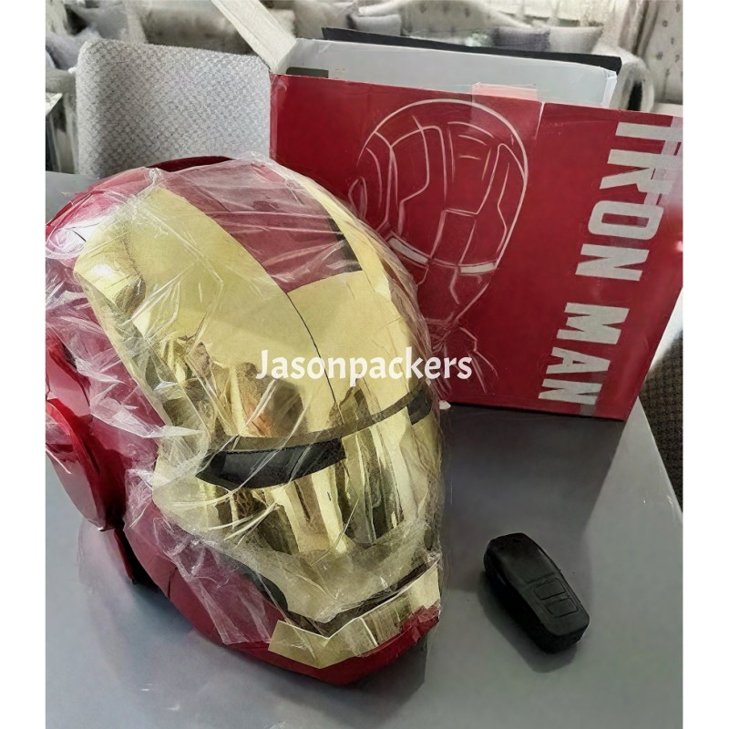 1:1 Iron Man MK5 Jarvis Deformable Voice Control Wearable Helmet Electroplated