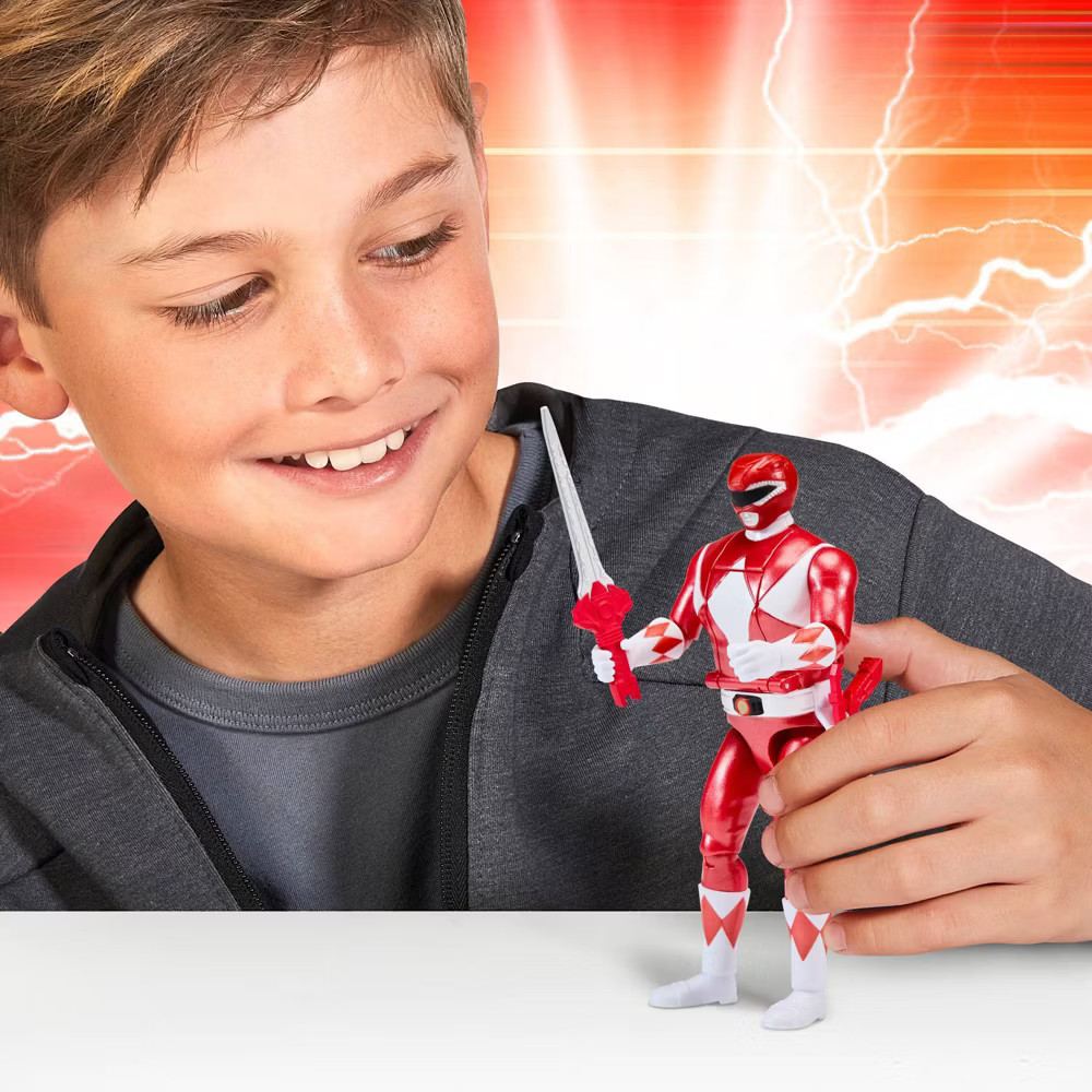 Mighty Morphin Power Rangers Re-Ignition Auto-Morphin 6pk Battle Set with