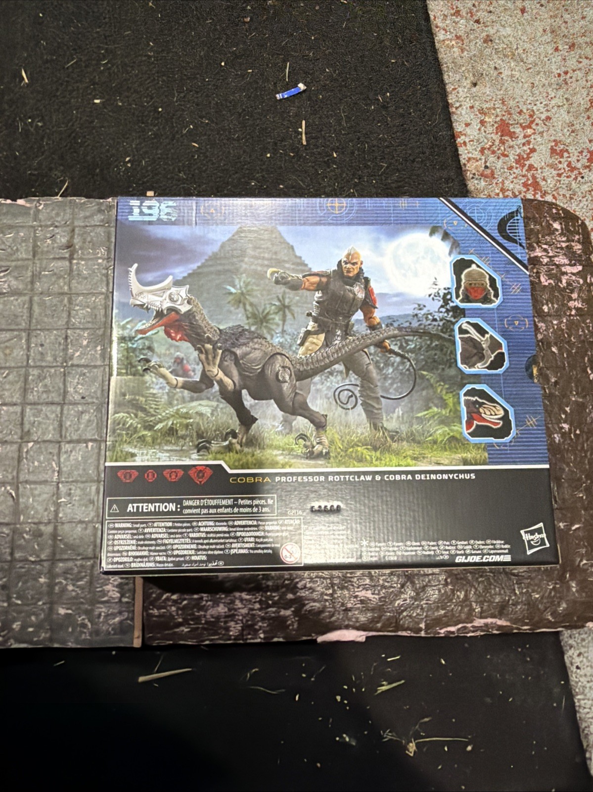 G.I. Joe Classified: Hasbro PROFESSOR ROTTCLAW & COBRA DEINONYCHUS #196)