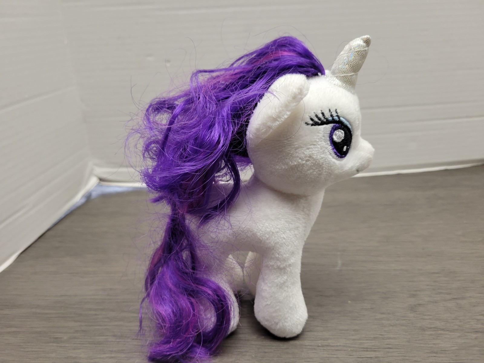 2014 Ty Beanie Babies My Little Pony Sparkle Rarity 7″ Plush With Tags