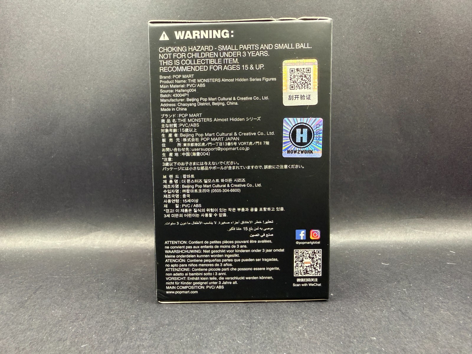 POP MART The Monsters Almost Hidden Series Figure Confirmed «Spray Can» Open Box