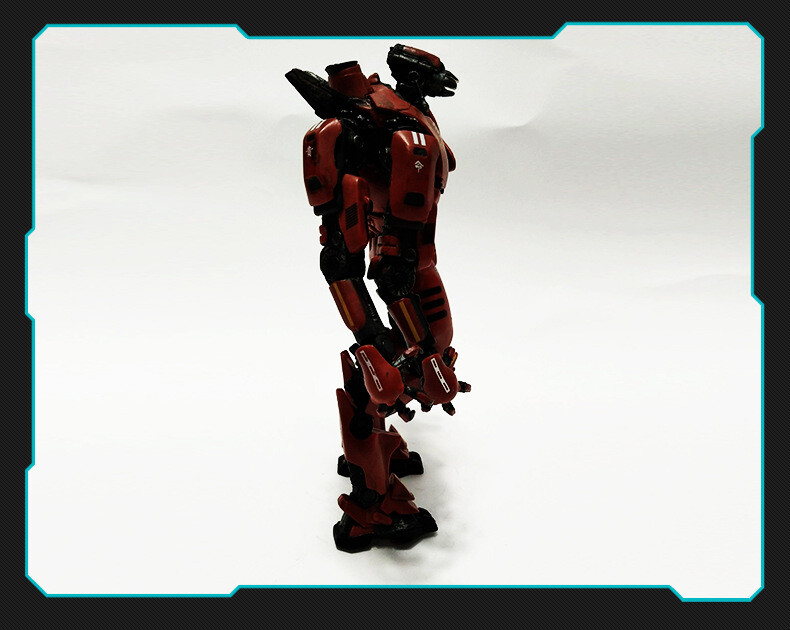 Jaeger Crimson Typhoon 7″ Action Figure Toy Red Robot For Pacific Rim Series 1