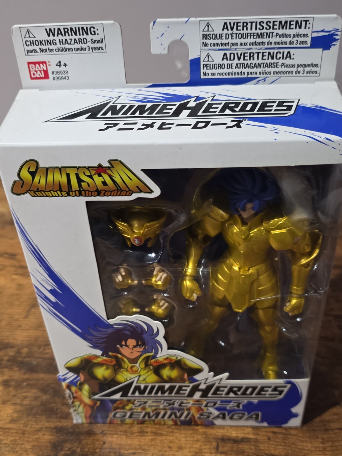Bandai Anime Heroes: Saintseiya Knights Of The Zodiac 3-pack Action Figures
