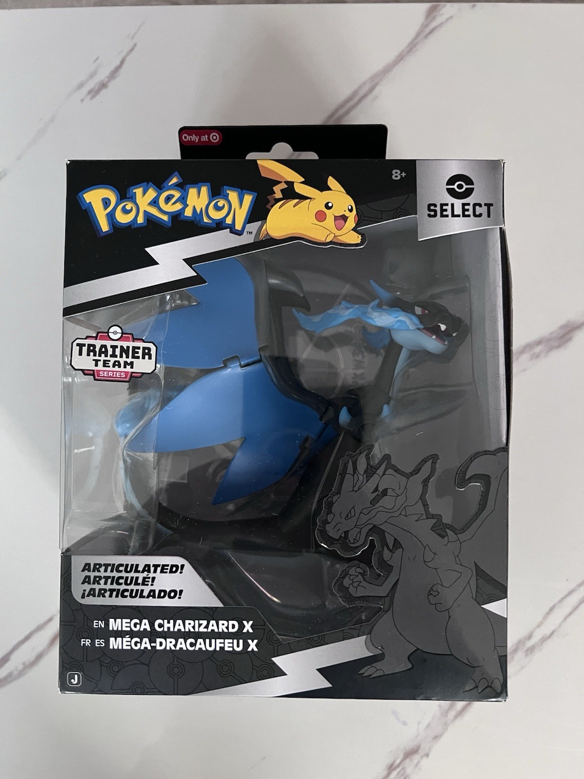 Pokemon Select Mega Charizard X Articulated Figure 2025 Exclusive Edition Sealed