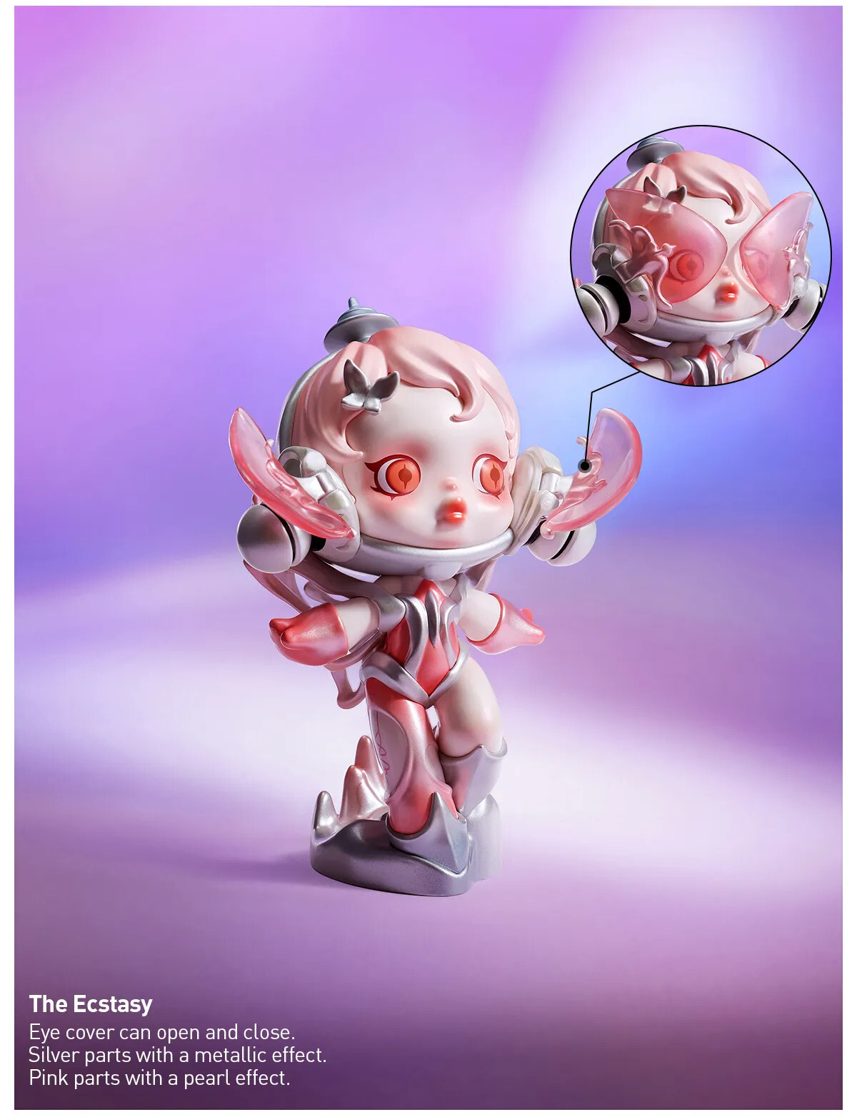 SKULLPANDA THE SOUND SERIES CONFIRMED FIGURE TOY SEALED BAG IN OPEN BOX
