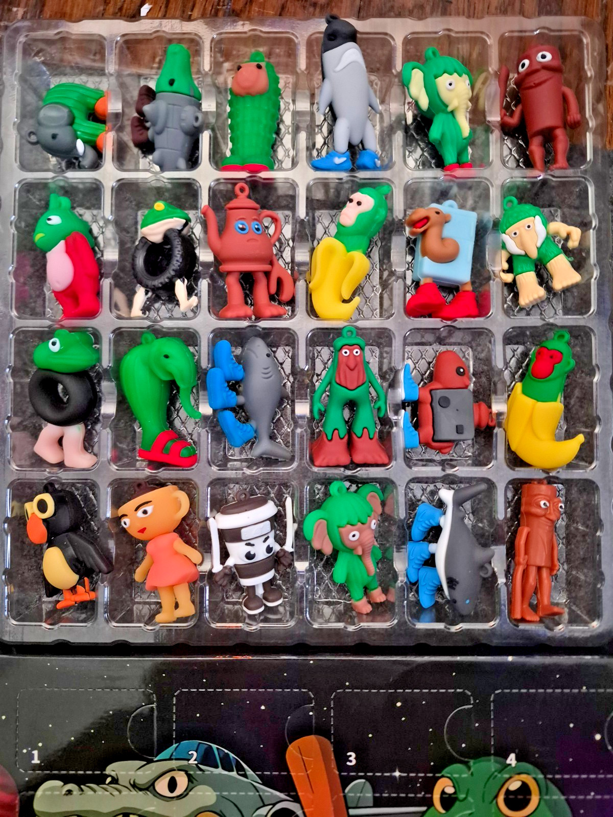 Italian Brainrot Steal a Brainrot Toys, Brain Rot 24 day Advent Calendar