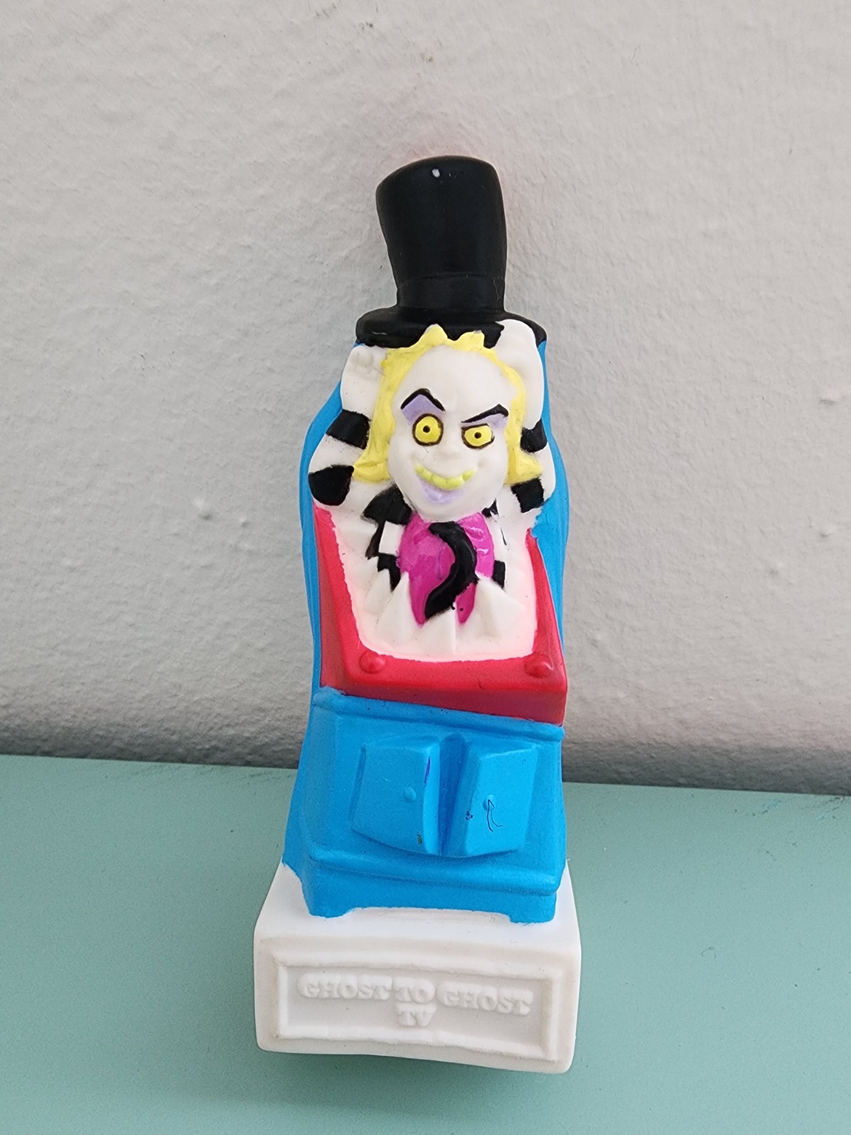 Vintage 1989 Burger King Beetlejuice Toys Lot of 3 Charmer, Ghost Post, Ghost TV