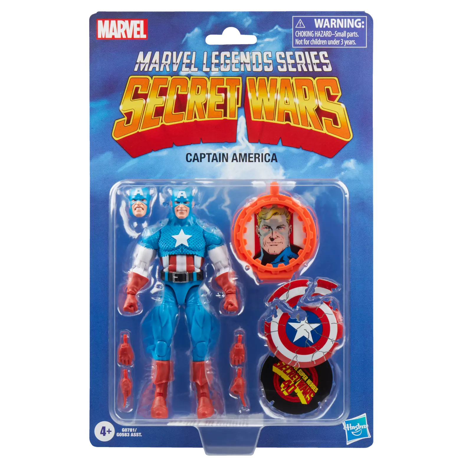 Marvel Legends Series Captain America Secret Wars Retro 6-In Action Figure G0781