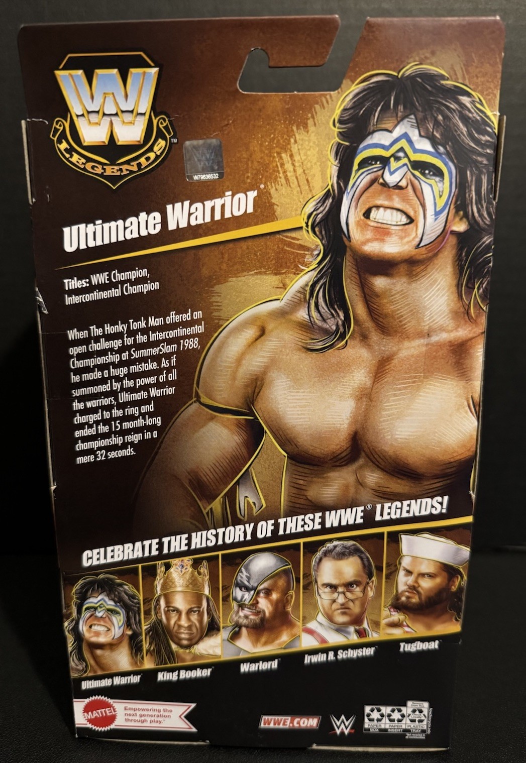 Mattel WWE Elite Legends Greatest Hits Ultimate Warrior