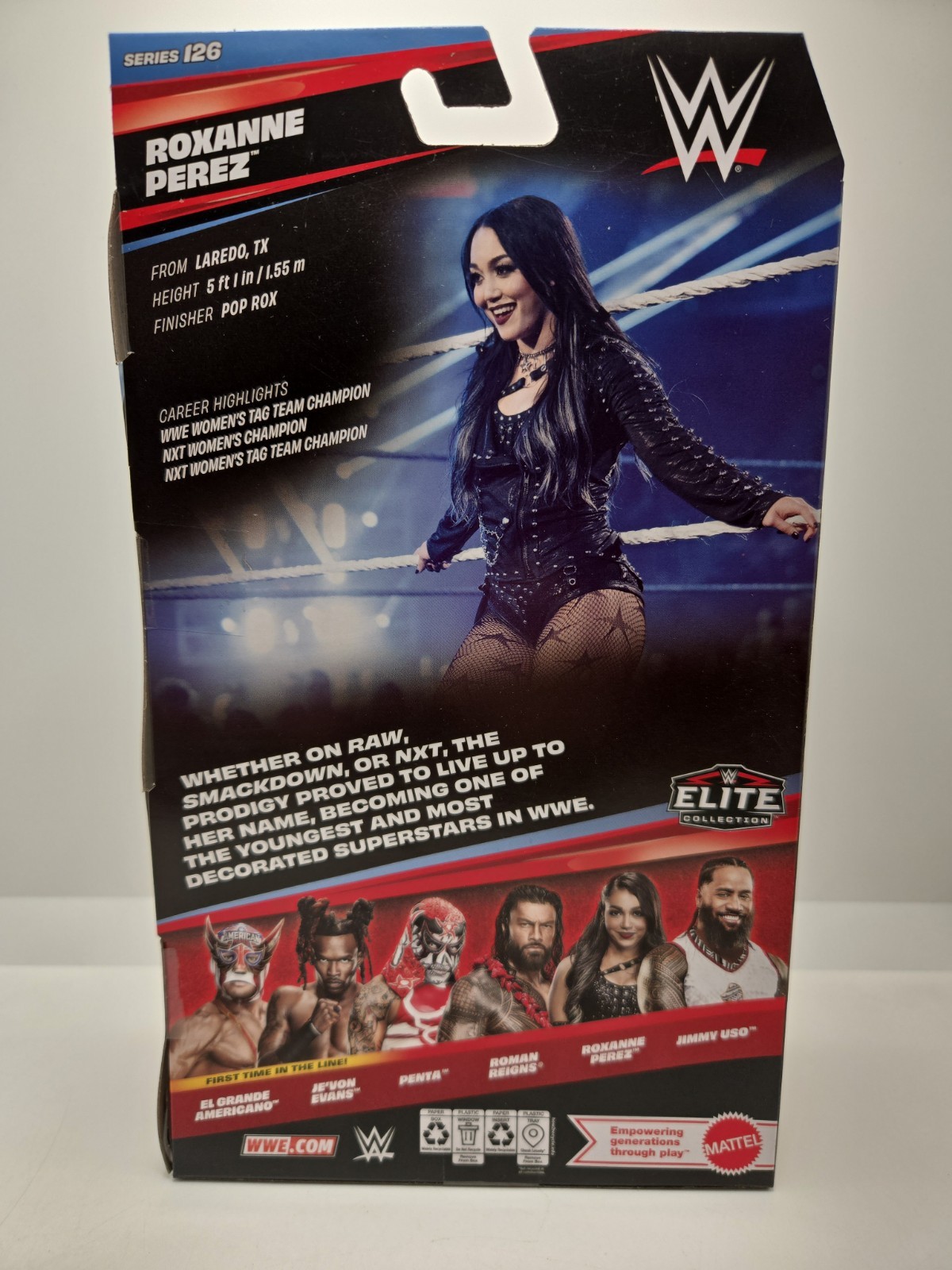 WWE Elite 126 Roxanne Perez 6″ Action Figure Judgement Day 2026 Mattel IN STOCK
