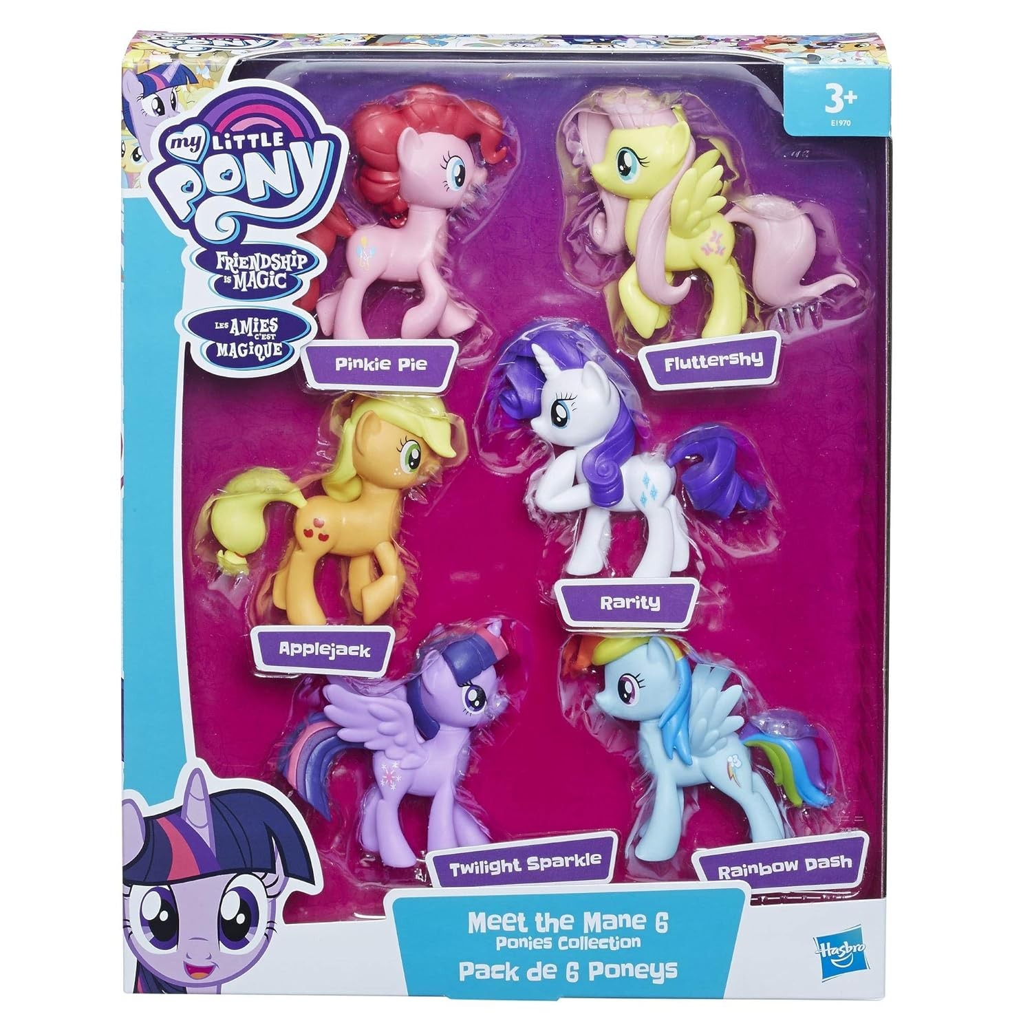 My Little Pony Friendship is Magic Meet The Mane 6 Collectible Toy Set 6 Pony