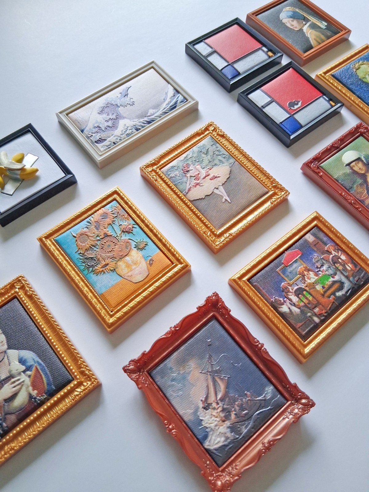 Zuru Mini Masterpieces Comedian Banana with Duct Tape & Other Rare Paintings Lot