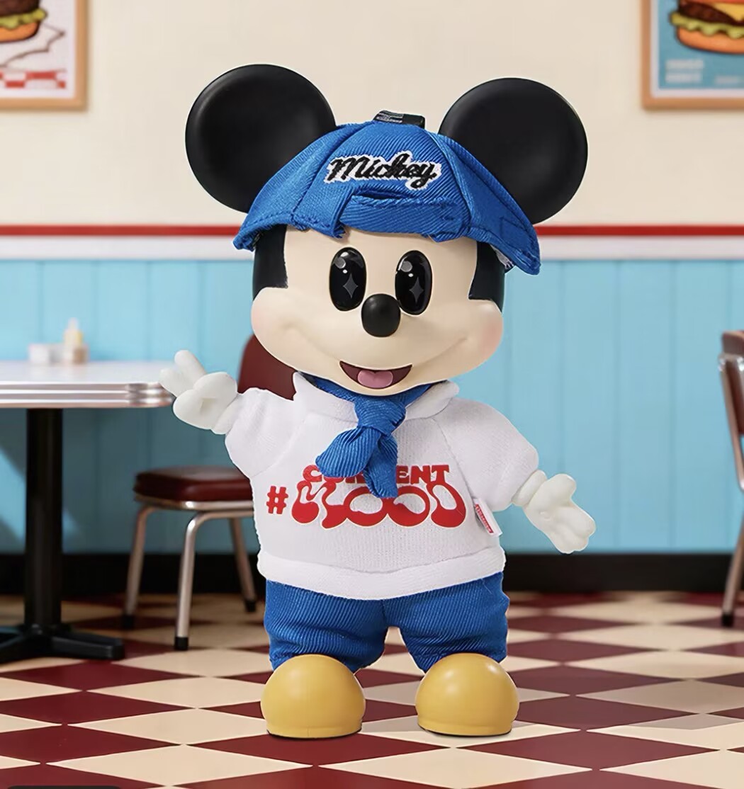 MINISO Disney Mickey OOTD Series Blind Box Confirmed Figures Toy Pendant Doll