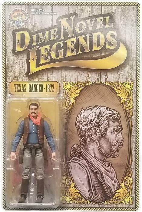 Dime Novel Legends 1:18 scale (4″) old west action figure Texas Ranger