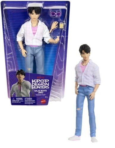 KPop Demon Hunters Saja Boys Jinu “Soda Pop» Doll PRESALE (SHIPS ON 7/30/26)