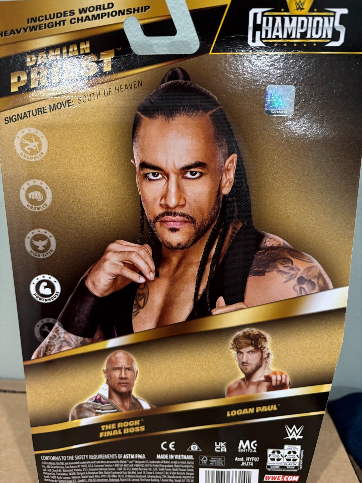 WWE Champions 2026 Wave 2 Damian Priest With Belt Exclusive