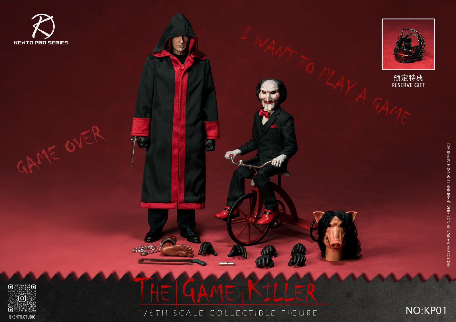 Kento Pro Series The Game Killer Action Figure KPS001 IN USA
