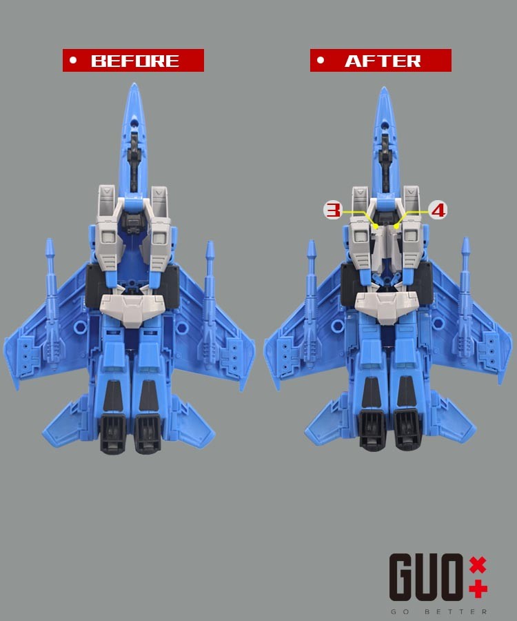 IN STOCK!GO Better 3D DIY Filler Upgrade Kit For SS86 Thundercracker Accessories