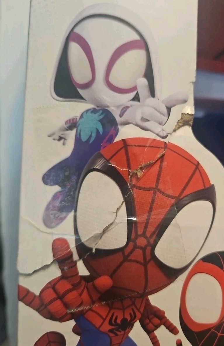 Disney JR Marvel Spidey And His Amazing Friends Dress-Up 4 Pc Toddlers 3T-4T NIB