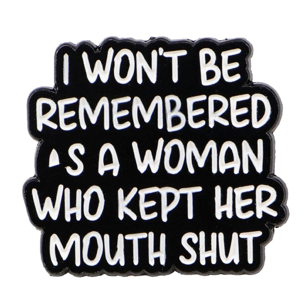 Funny Quote Enamel Pin Metal Brooch Badge Backpack Accessory Gift Jewelry