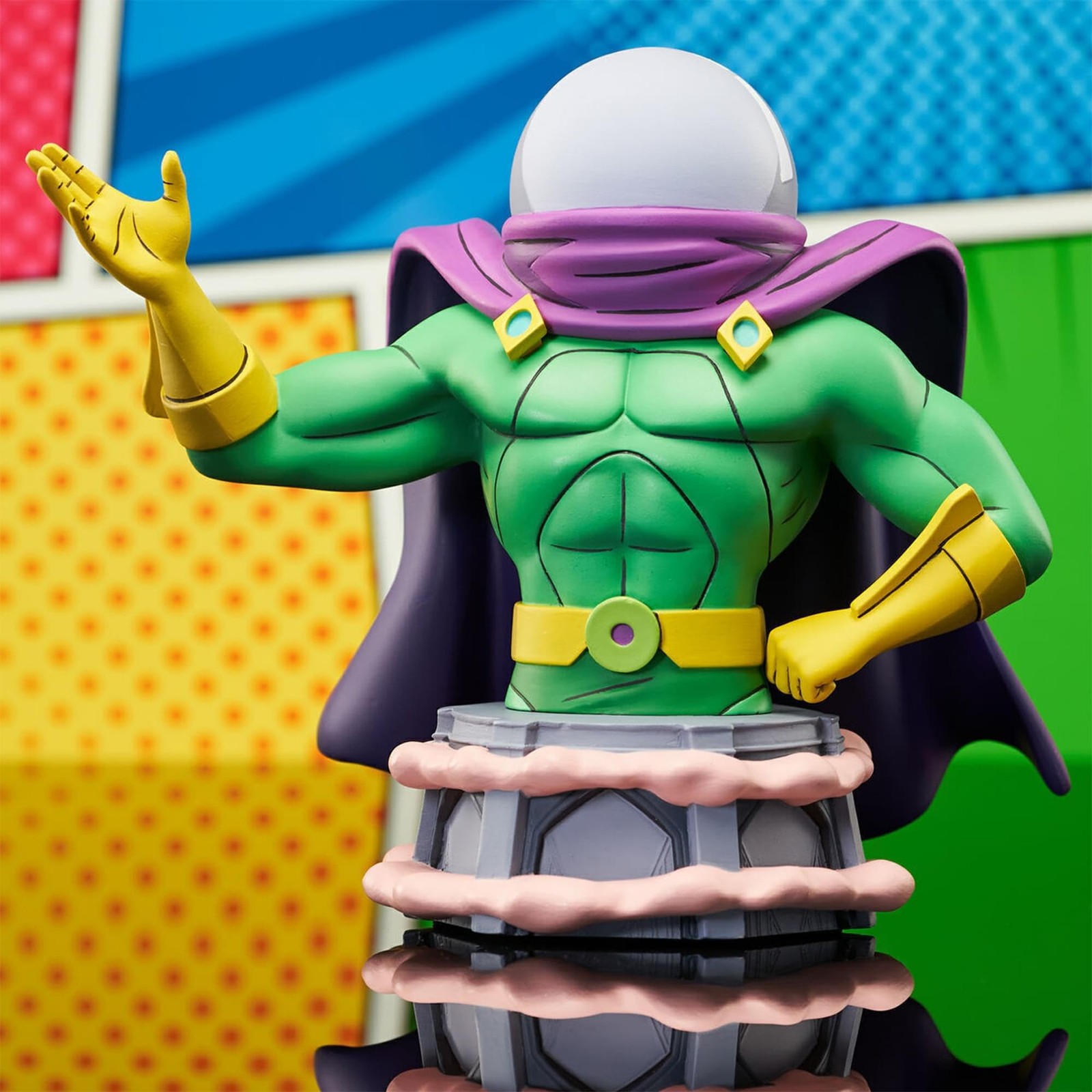 DIAMOND SELECT TOYS Marvel Animated: Mysterio 1:7 Scale Resin Bust, Multicolor,