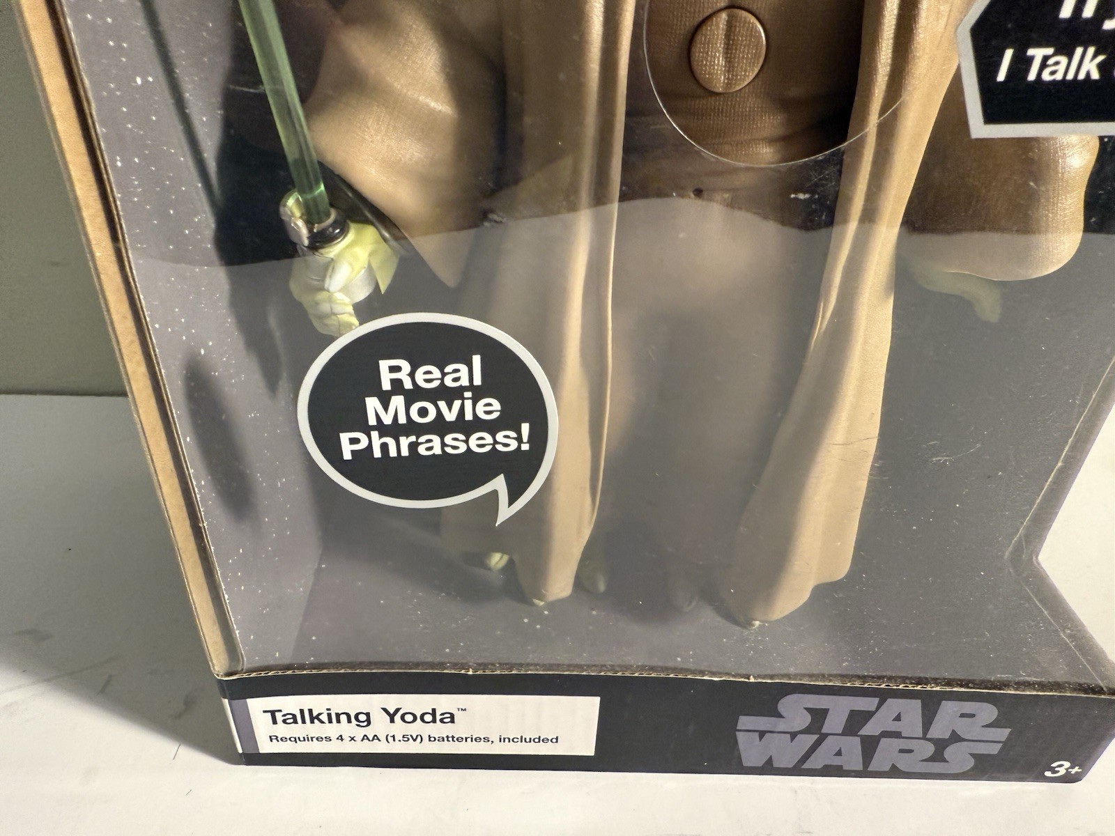 Star Wars Talking Yoda Jedi Action Figure Disney Parks. New!