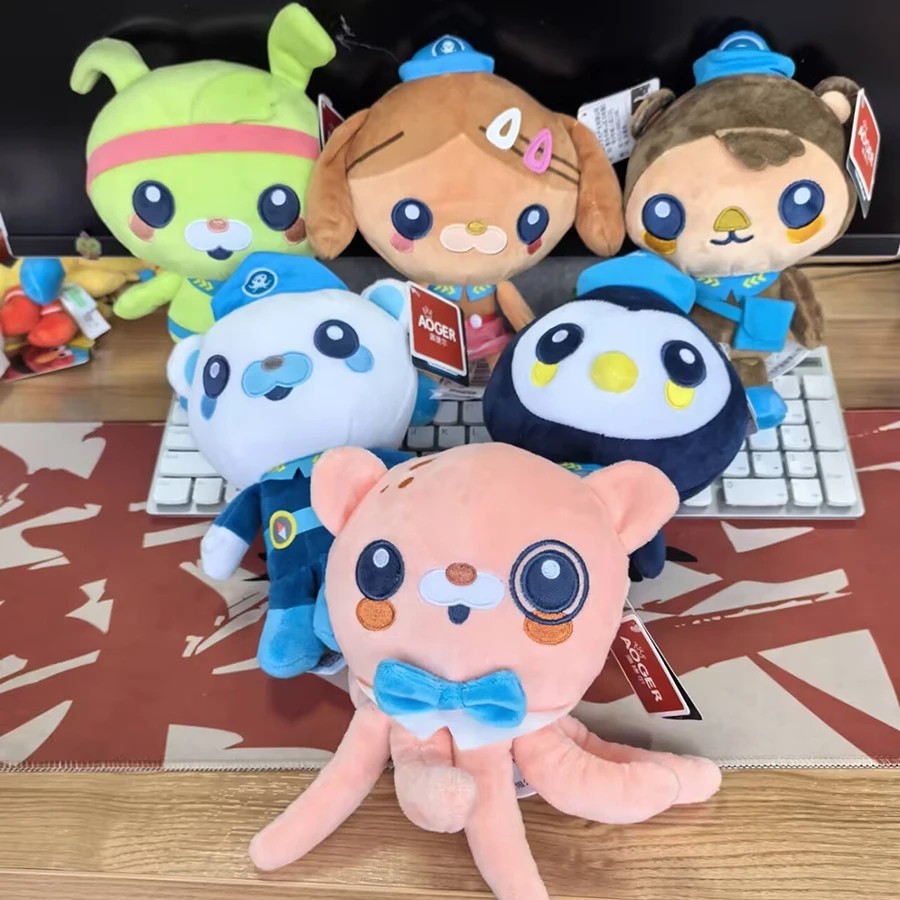 New Octonauts 20cm Plush Toys Vegimal Barnacles Peso Kwazii Tweak Animal Stuffed