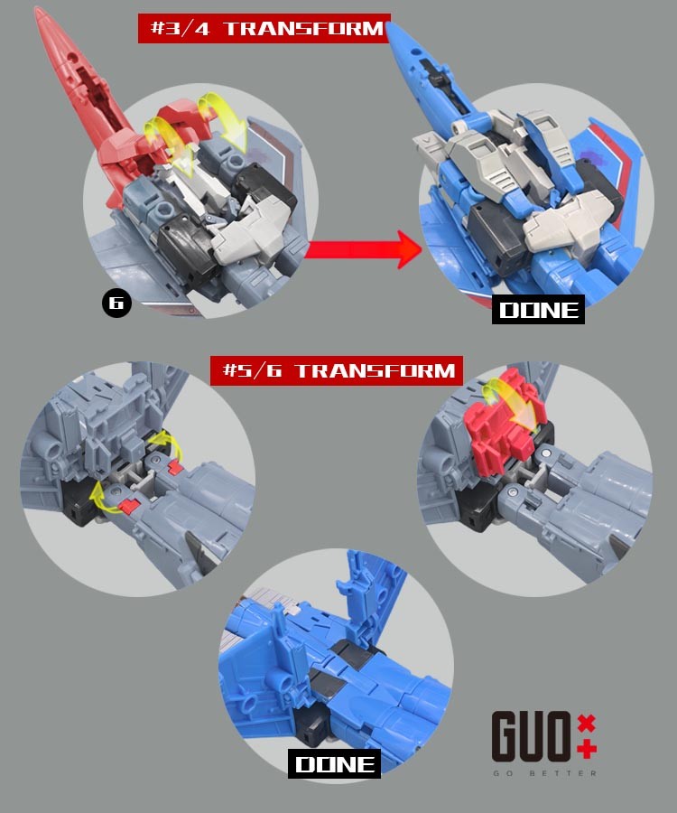 IN STOCK!GO Better 3D DIY Filler Upgrade Kit For SS86 Thundercracker Accessories