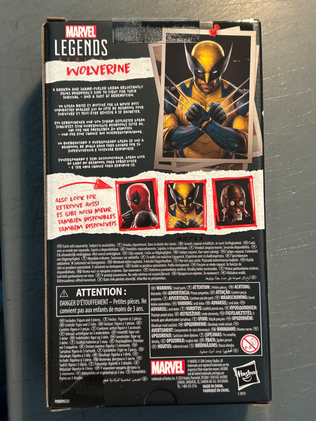 Marvel Legends Deadpool & Wolverine Wolverine 6″ Action Figure Brand New Sealed