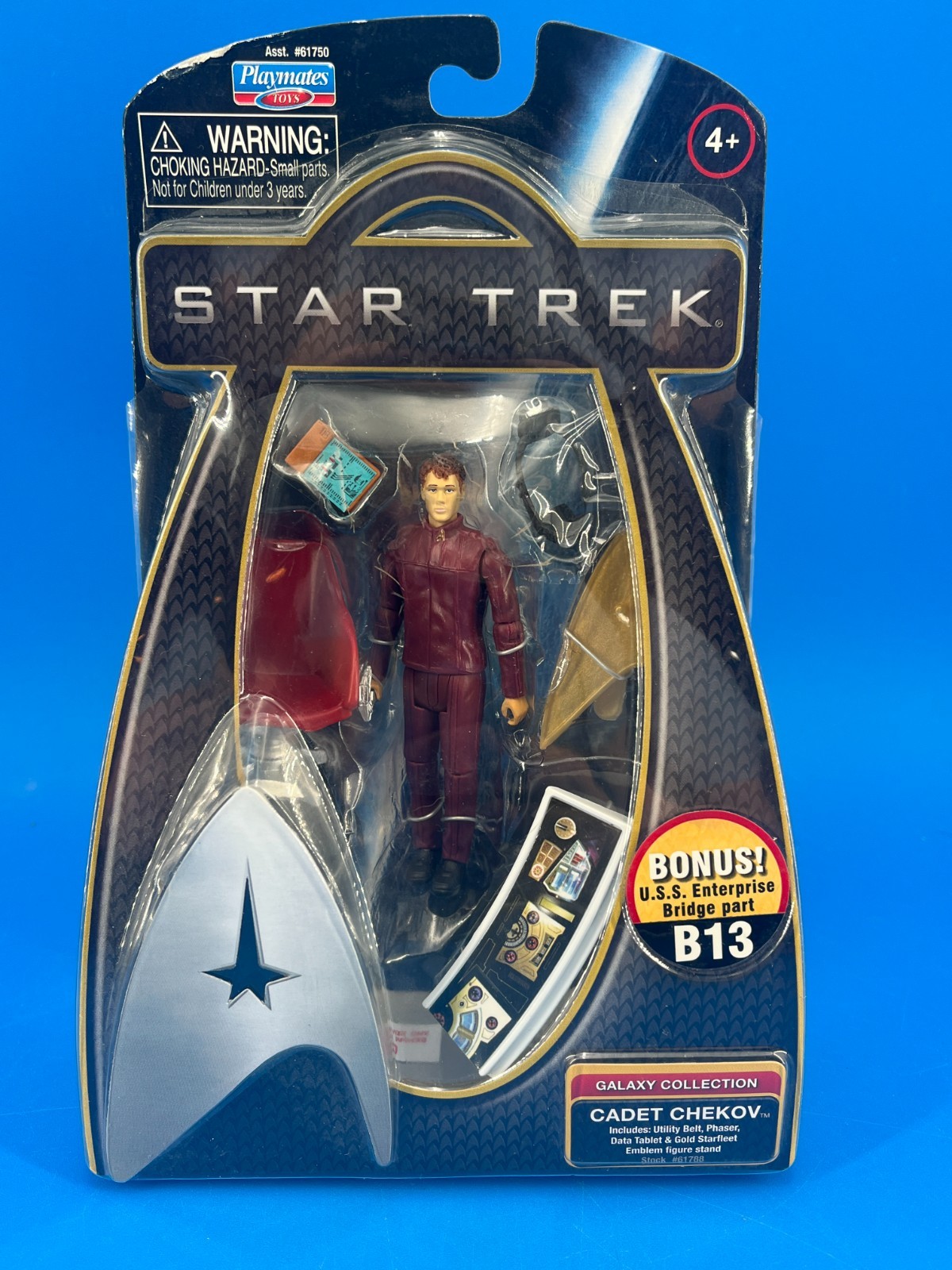 2009 Star Trek Galaxy Collection LOT 7 Figures Playmates Kirk Spock MOC