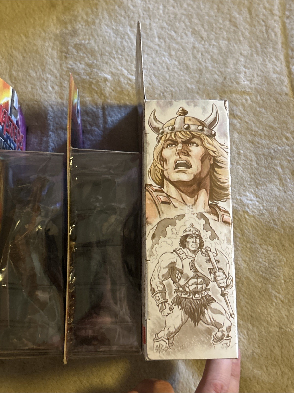 Skeletor Masters of the Universe MOTU Mattel + Sketch Book He Man ( 4 Figures )