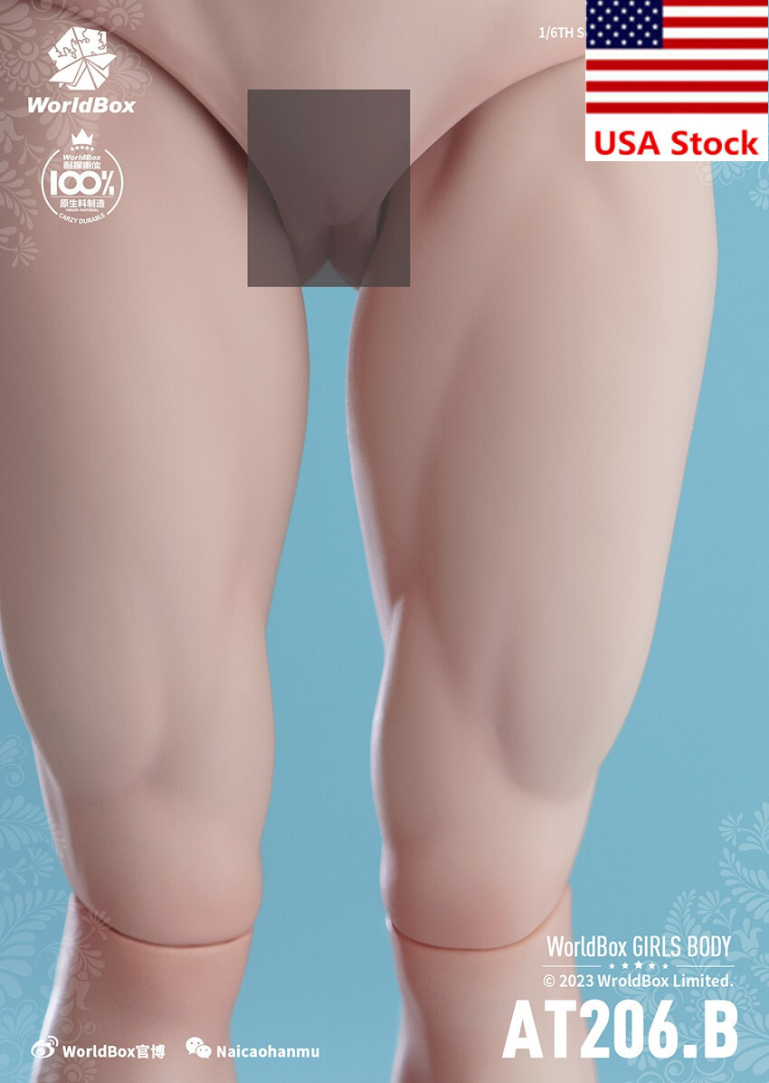 Worldbox AT206B 1/6 Female Pale Muscle Flexible Girl Body 12»Action Figure