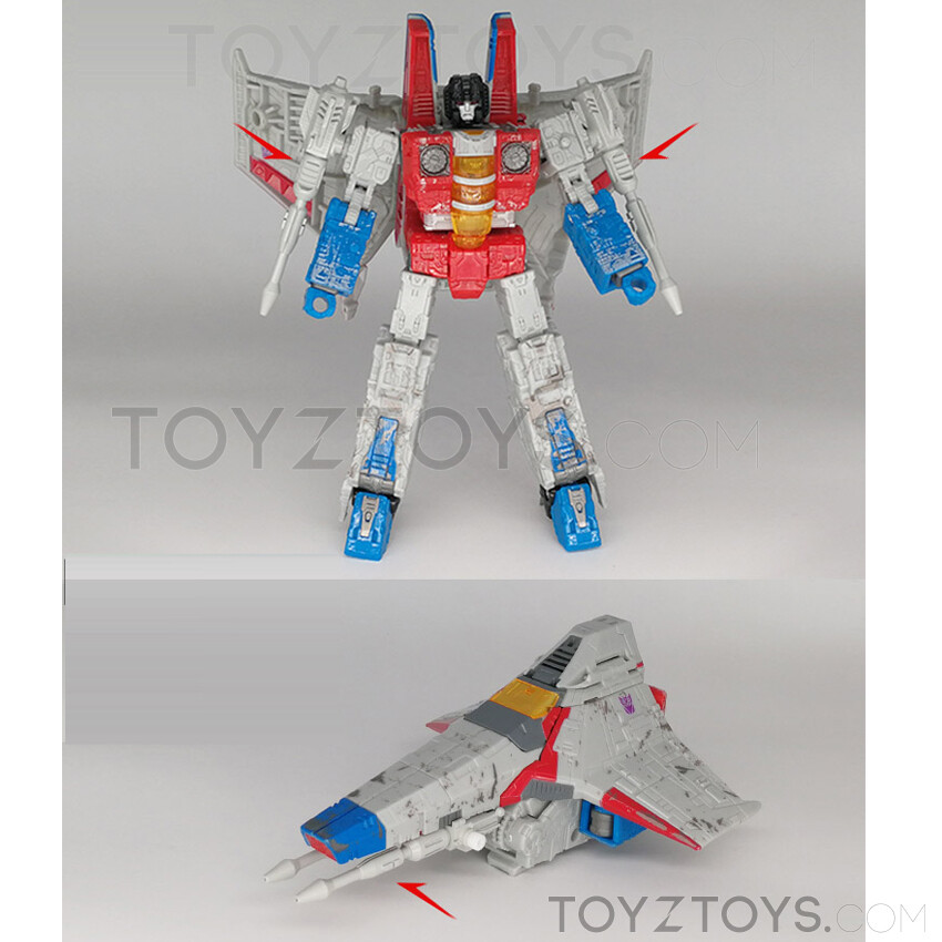 3D DIY Spoiler KIT Laser gun pairs FOR Siege Starscream Thundercracker Skywarp