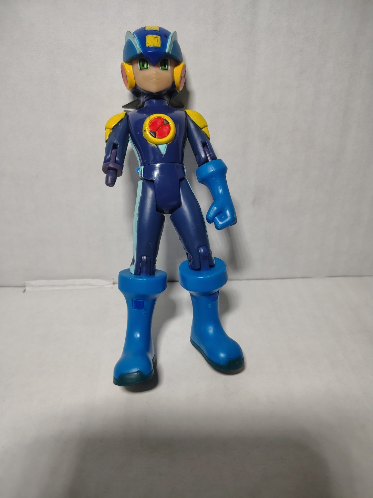 Mega Man Action Figure Blue/Yellow/Red Plastic TV, Movie & Video Games