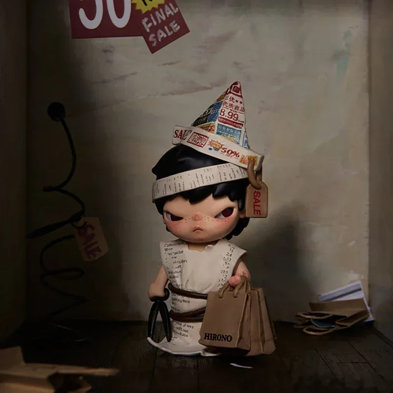 Hirono Tamed Wildgrass Series Chibi Boy Traffic Cone Hat Street Worker Figure