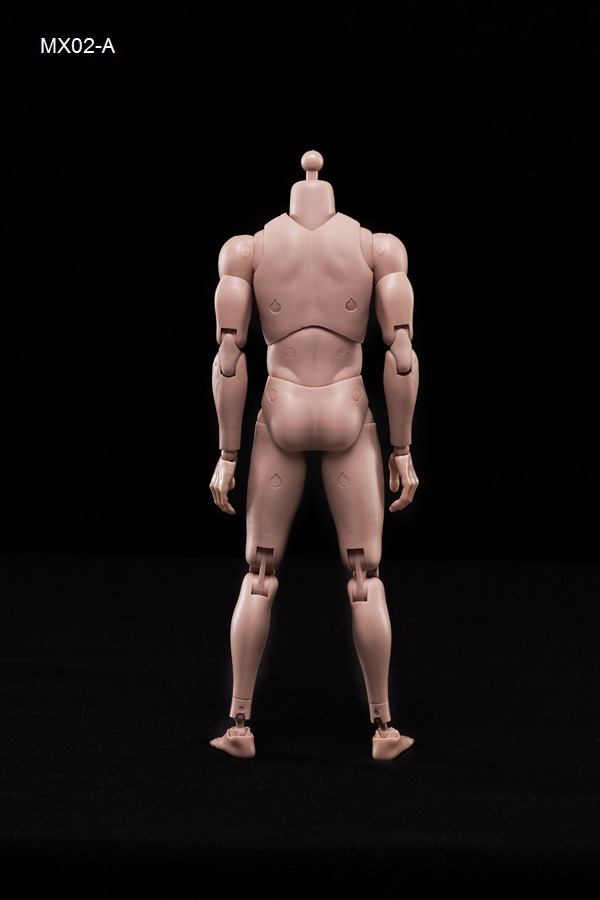 MX02-A 1/6 Scale Europe Skin Male Figure Body Model Toy Fit For Head with Neck