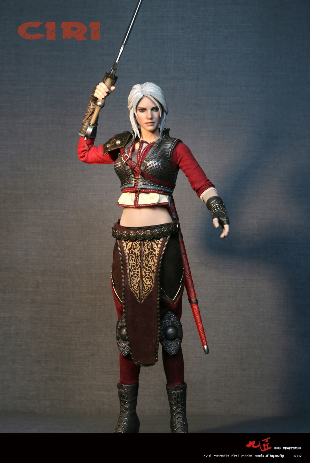 1/6 Ciri witcher Female 12″ Figure Lady of Space and Time J-002 toys Hot ❶USA❶