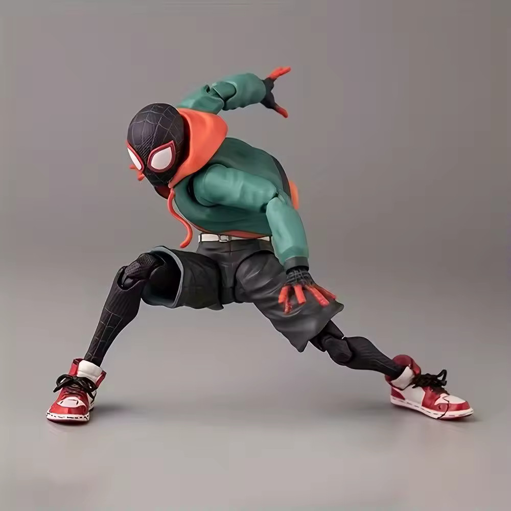 Spider-Man Miles Morales Figure Marvel Spider-Verse Action PVC Model Toy