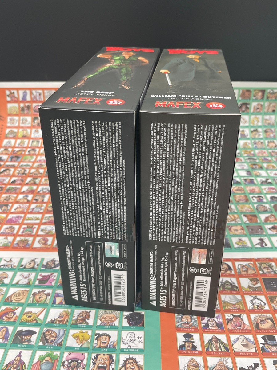 MAFEX The Boys Billy Butcher No.154 & The Deep No.237 Figure Set from Japan