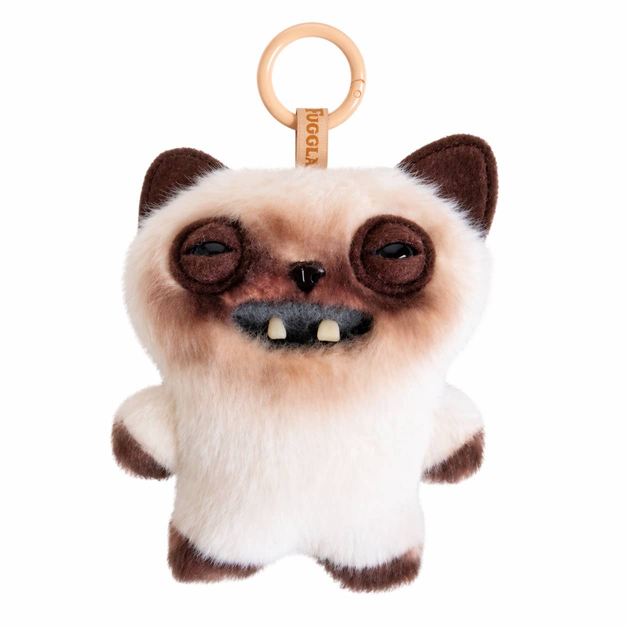 Fuggler Toothy Monster Mini Plush Keychain Pendant Alley Cats Series Toy 3.9in