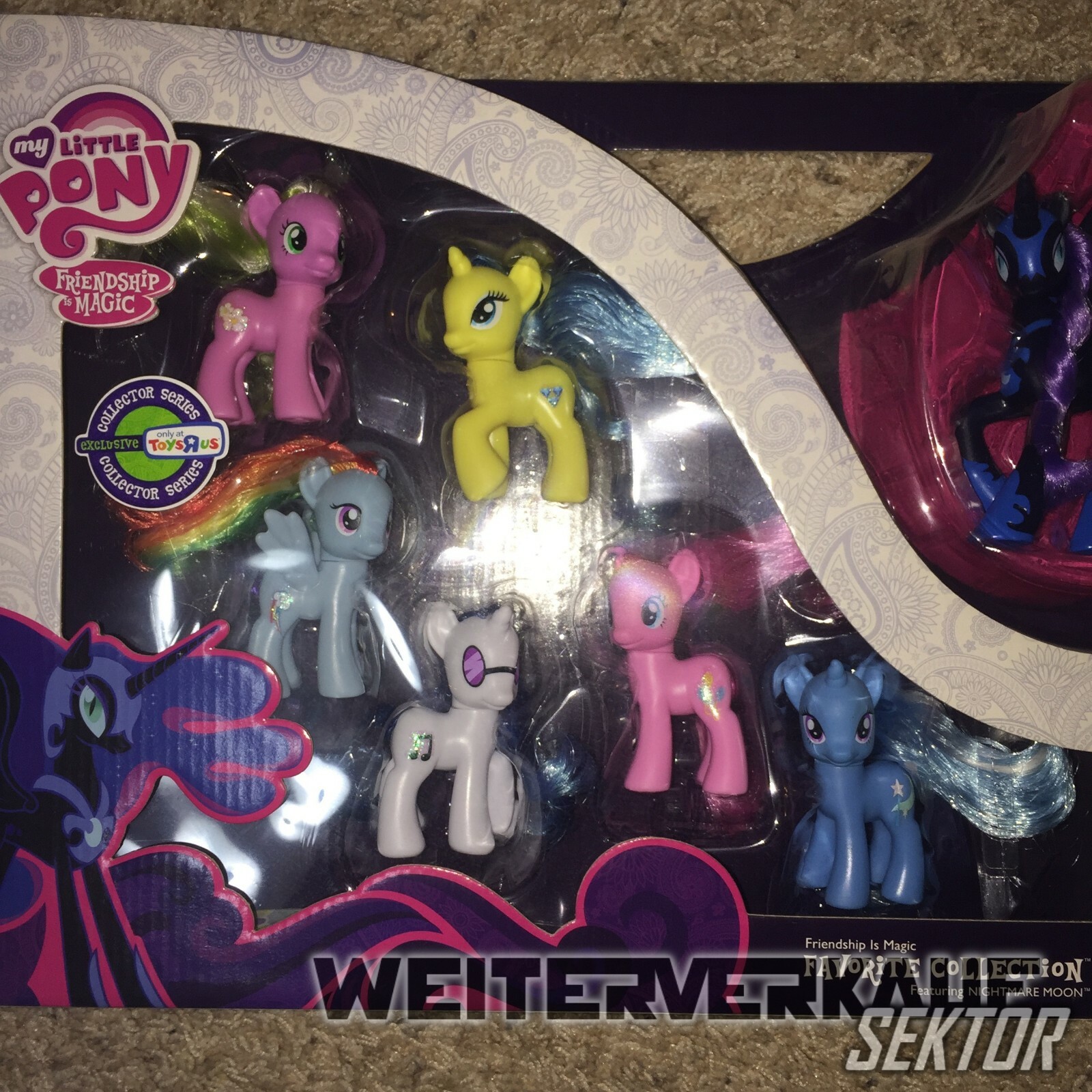 RARE! MLP FIM G4 My Little Pony Toys R Us Exclusive Favorite Collection 2012