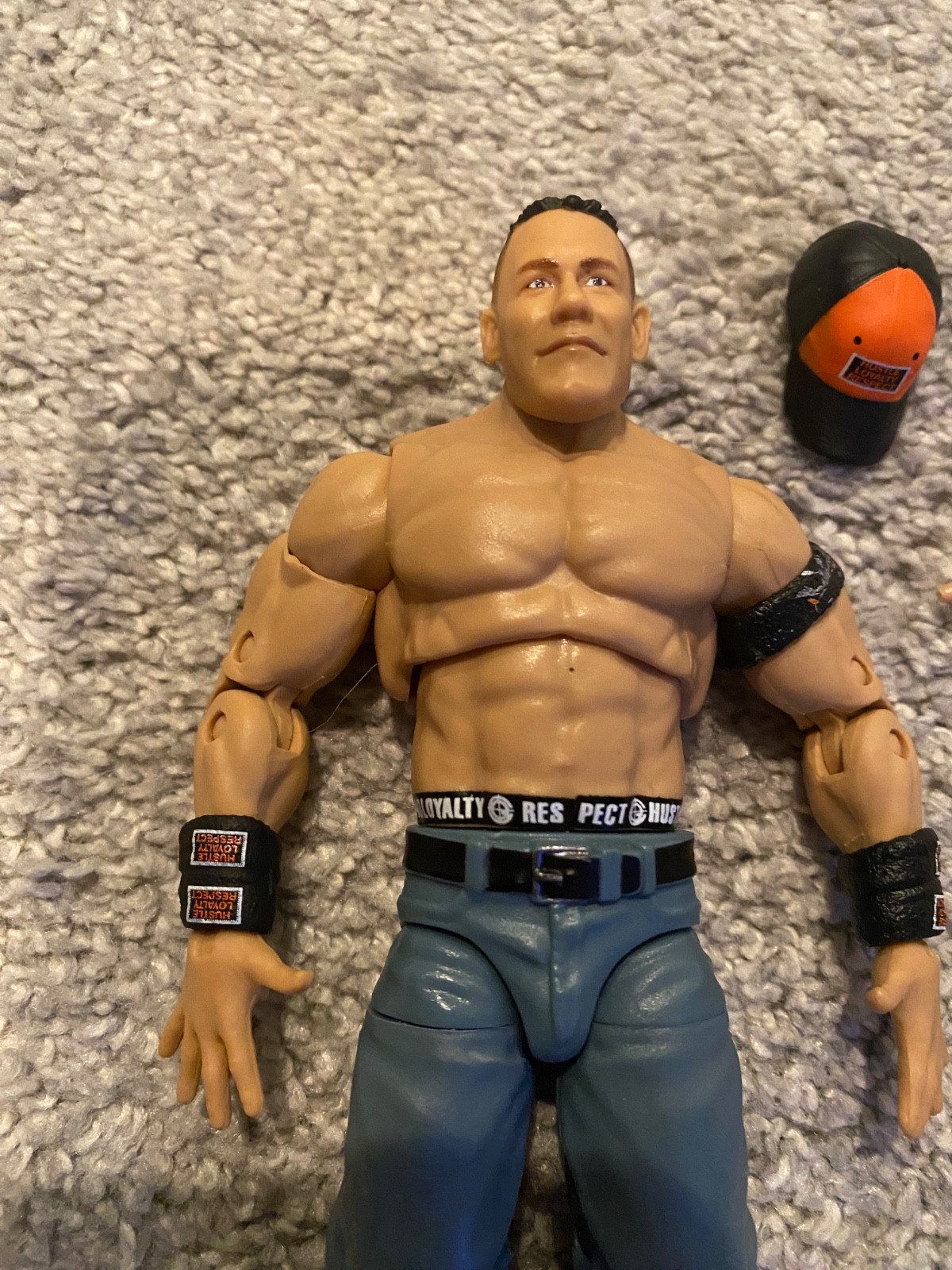John Cena WWE Ultimate 5 Body w/ WrestleMania Elite 2026 Hat Sweat Bands RATTLES