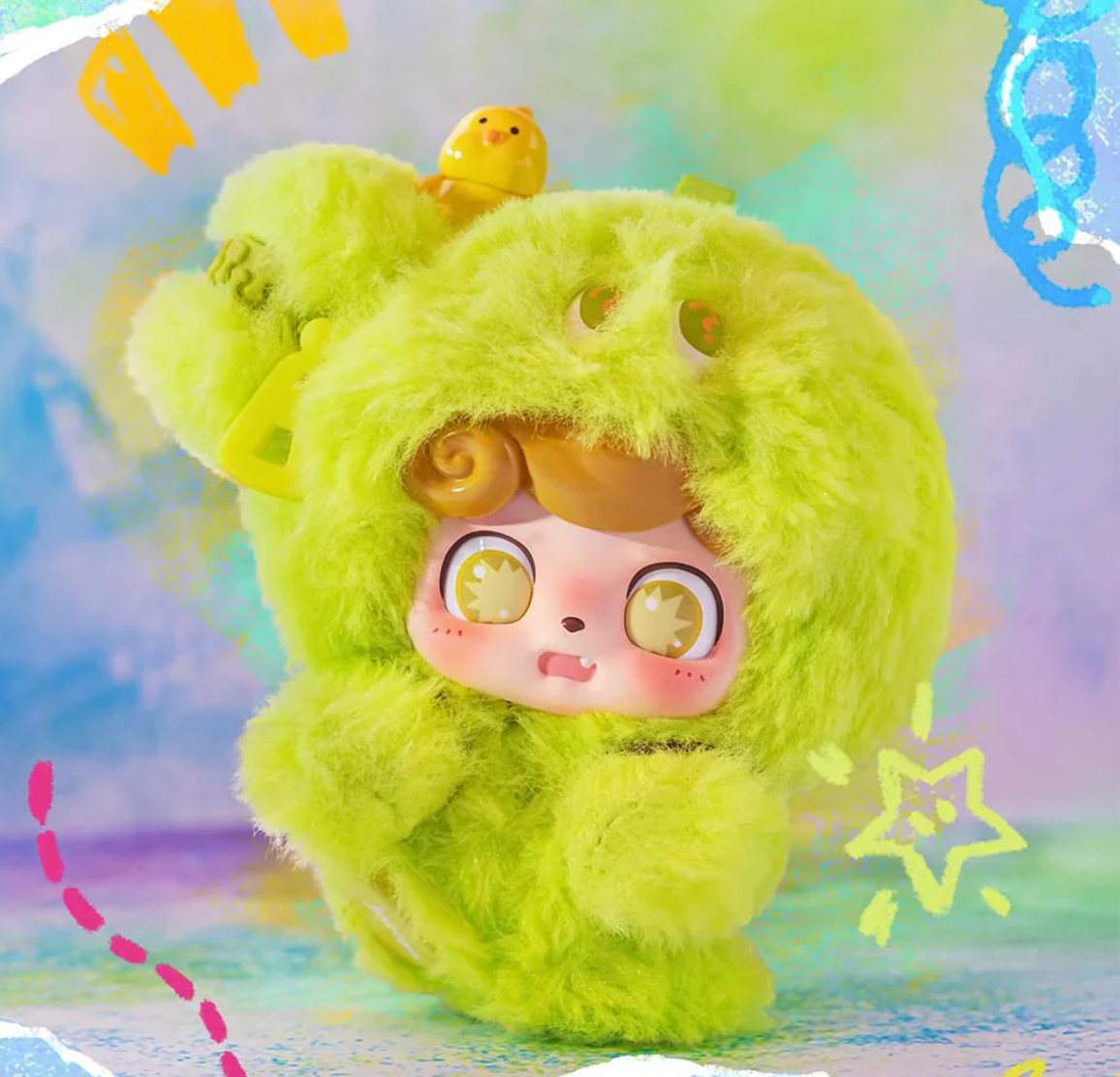 JOTOYS Q.kid Emotional Hairy Monsters Plush Pendants – Confirmed