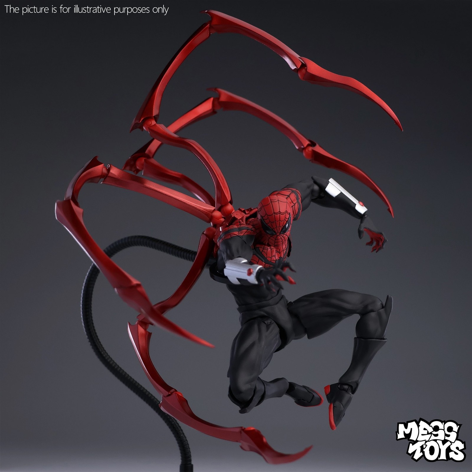 MESS TOYS Superior Spider Man Peter Parker Doctor Octopus Action Figure In Stock