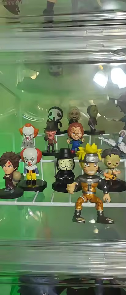 10PCS Horror Character Figure Set PVC Collectible Halloween Toys