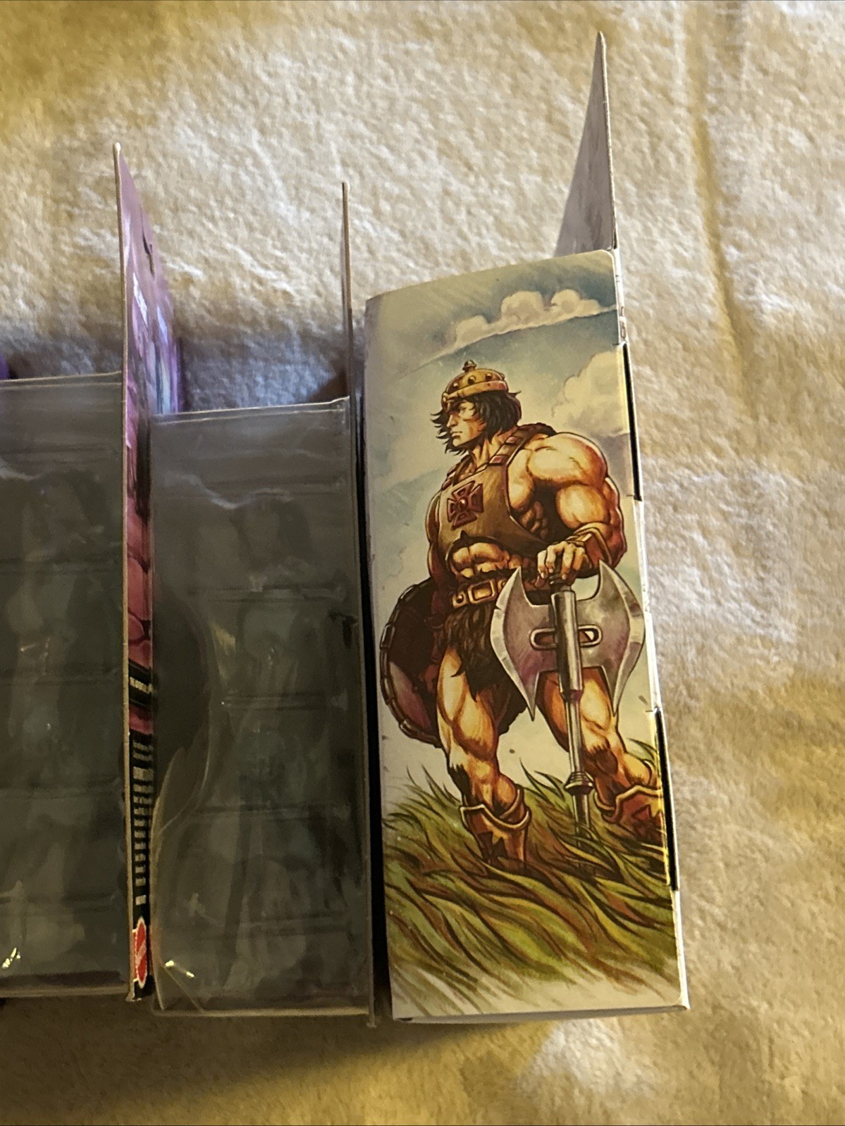 Skeletor Masters of the Universe MOTU Mattel + Sketch Book He Man ( 4 Figures )