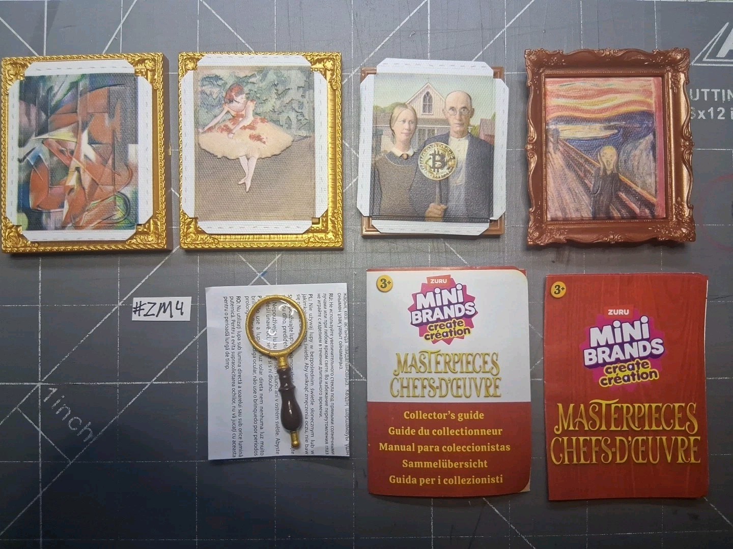 Lot Of 7 .ZURU Mini Brands Create Masterpieces (Series 1) #ZM4