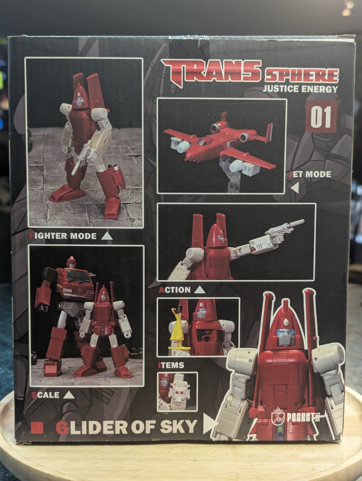 Pocket Toys Glider of Sky M-01 aka Powerglide MIOB Complete USA 💯 Read Descrip