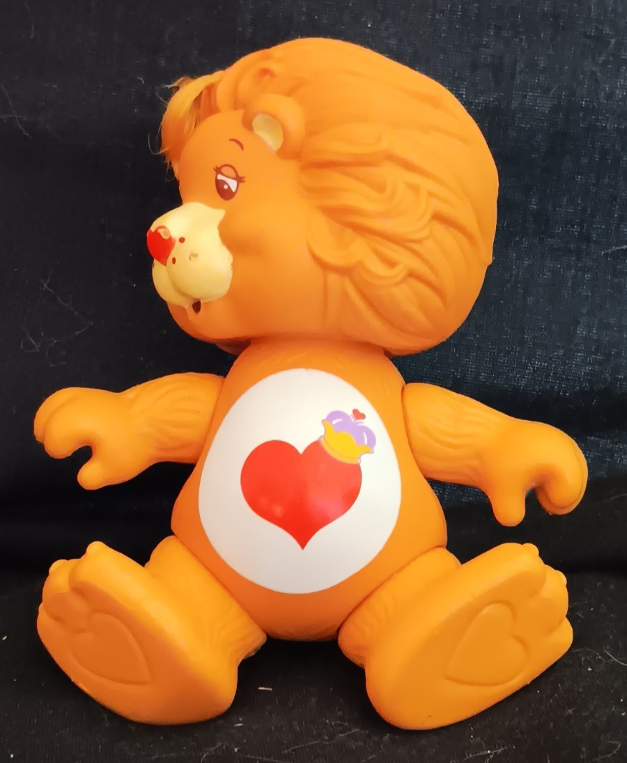 Vintage Kenner 1980s Care Bears Cousins Poseable – Brave Heart Lion w/ Shield