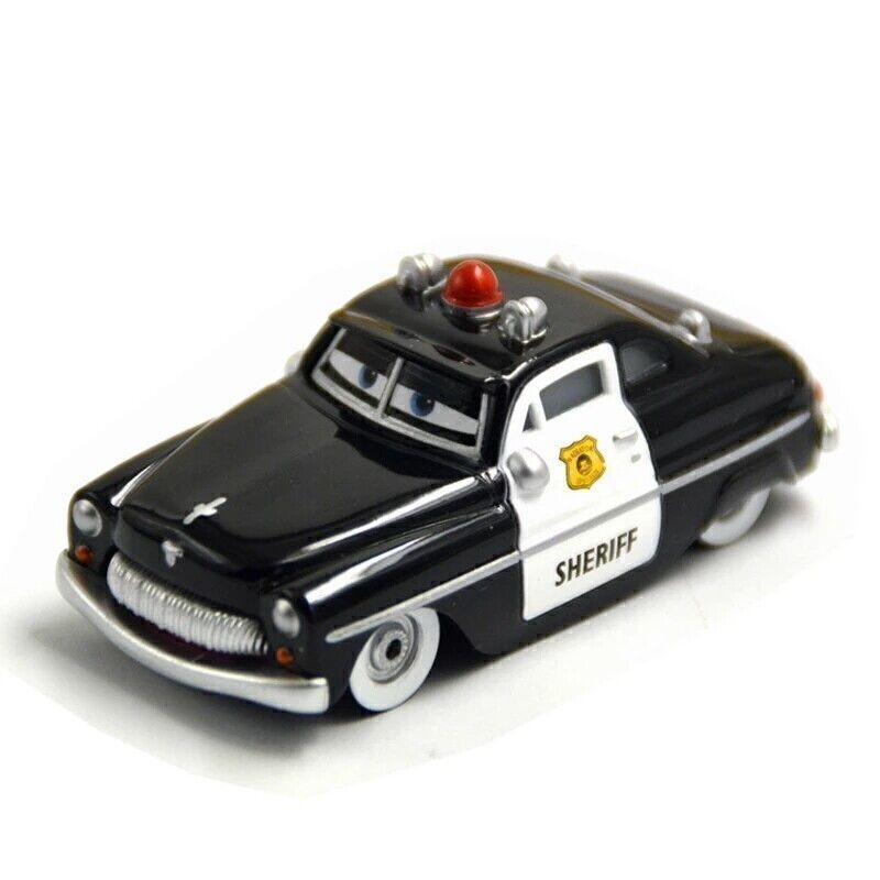 Disney Pixar Cars Metal Toy Car Sheriff Lizzie 1:55 Diecast Model Car Party Gift